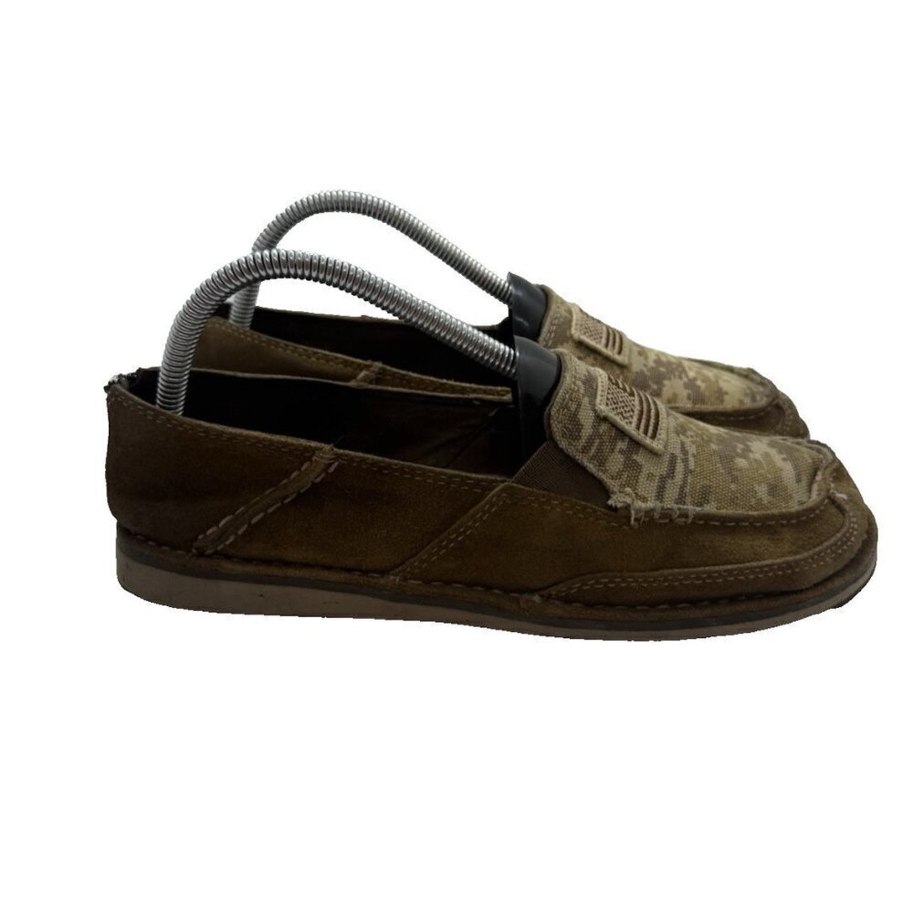 Ariat Cruiser Camouflage American Flag Women's Loafer Casual Slip On Shoe 8.5B